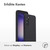 Accezz Liquid Silikoncase Samsung Galaxy S23 Plus - Schwarz