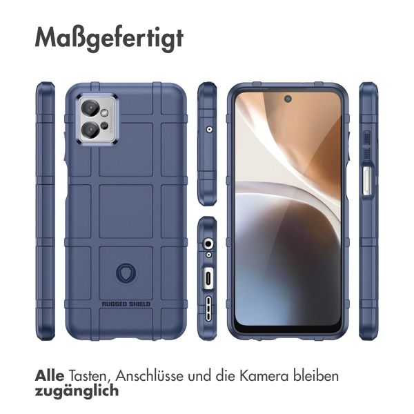 imoshion Rugged Shield Backcover für das Motorola Moto G32 - Dunkelblau