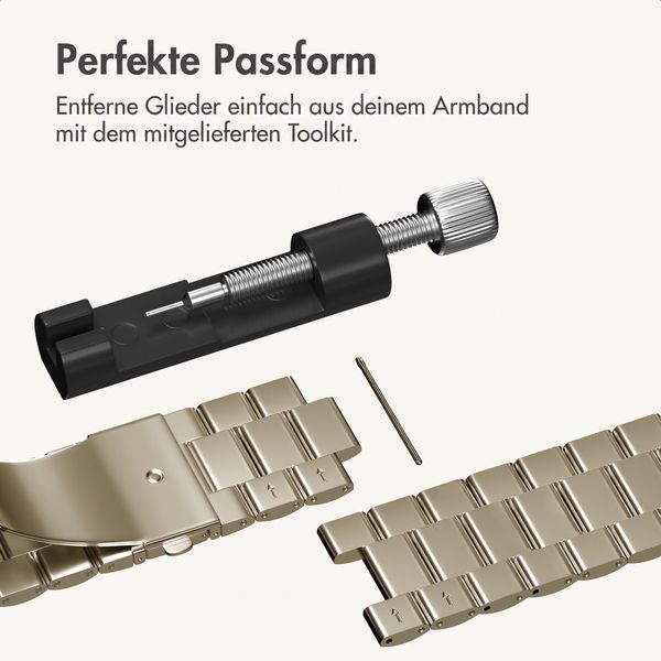imoshion Edelstahlarmband für Apple Watch | 44/45/46/49 mm - Starlight