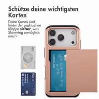 imoshion Backcover mit Kartenfach Apple iPhone 17 Pro - Rosé gold