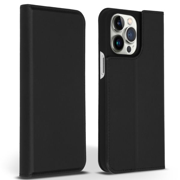 Accezz Premium Leather Slim Klapphülle Apple iPhone 14 Pro Max - Schwarz