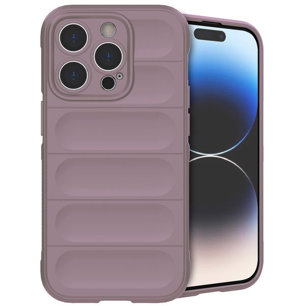 imoshion EasyGrip Back Cover für das iPhone 14 Pro - Violett