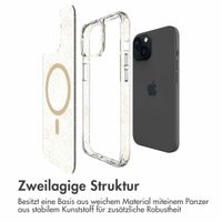 imoshion Glitzer Back Cover mit MagSafe für das iPhone 15 - Gold