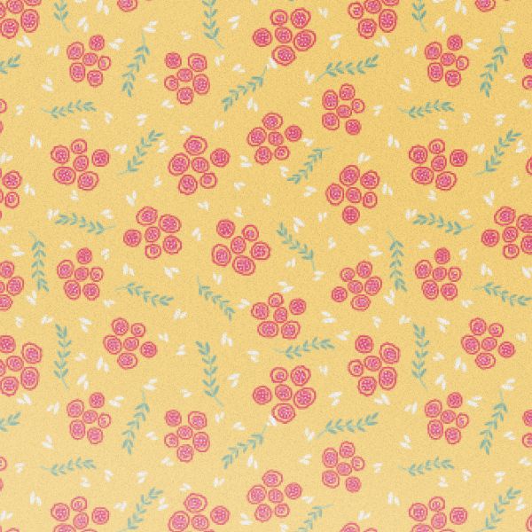 imoshion Design Hülle Samsung Galaxy S24 FE - Sunny Yellow Petite Flowers