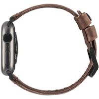 UAG Leather Strap Armband für das  Apple Watch Series 1 t/m 9 / SE (38/40/41 mm) | Series 10 / 11 (42 mm) - Braun
