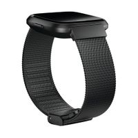 Fitbit Metal Mesh Armband für Fitbit Versa / Versa 2 / Versa Lite - Schwarz
