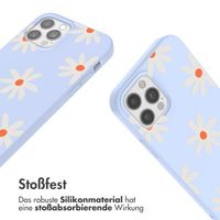 imoshion SilikonHülle design mit Band Apple iPhone 12 (Pro) - Lila Flower Distance