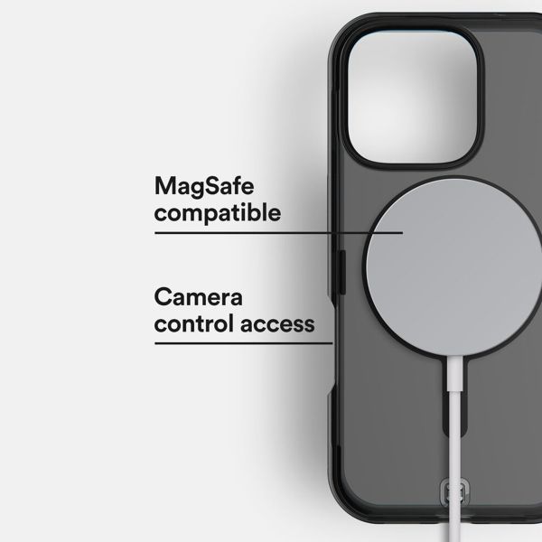 BodyGuardz Ace Pro MagSafe Back Cover Apple iPhone 16 Pro - Smoke / Black
