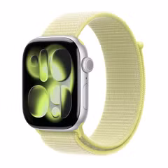 Apple Sport Loop Armband für Apple Watch Series 1 - 9 / SE (38/40/41 mm) - Neon Yellow