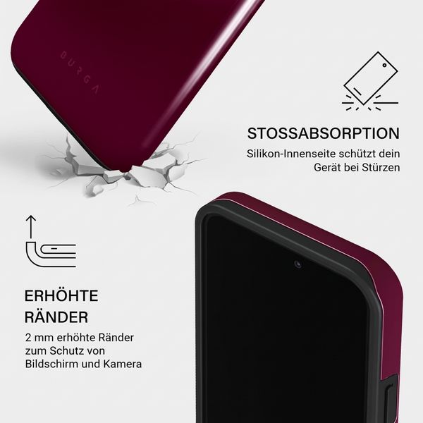 Burga Tough Back Cover MagSafe Apple iPhone 14 Pro - Dark Cherry