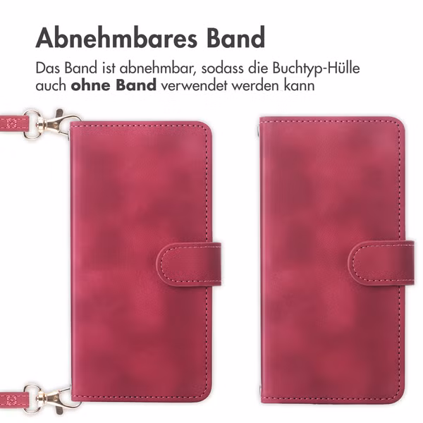 imoshion Klapphülle mit Kordel Xiaomi Redmi Note 15 (4G) - Rot