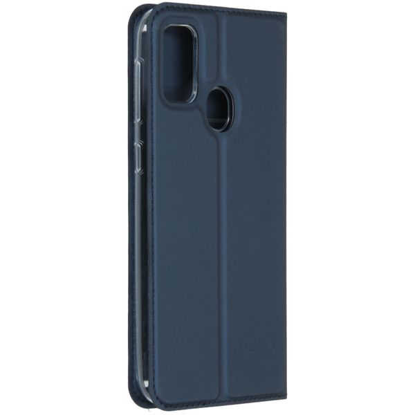 Dux Ducis Slim TPU Klapphülle Dunkelblau für Samsung Galaxy M30s / M21