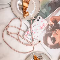 imoshion Design Hülle mit Band Apple iPhone 12 Pro Max - Blossom Watercolor