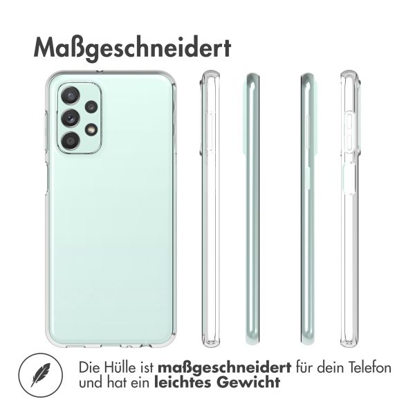 Accezz TPU Clear Cover für das Samsung Galaxy A23 (5G) - Transparent