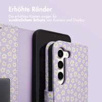 imoshion Design Klapphülle Samsung Galaxy S23 - White Daisy