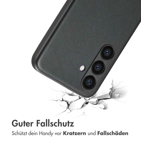 Accezz MagSafe Leather Backcover für das Samsung Galaxy S24 - Onyx Black