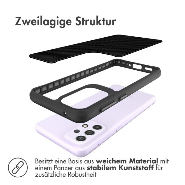 imoshion Rugged Hybrid Carbon Case Samsung Galaxy A33 - Schwarz