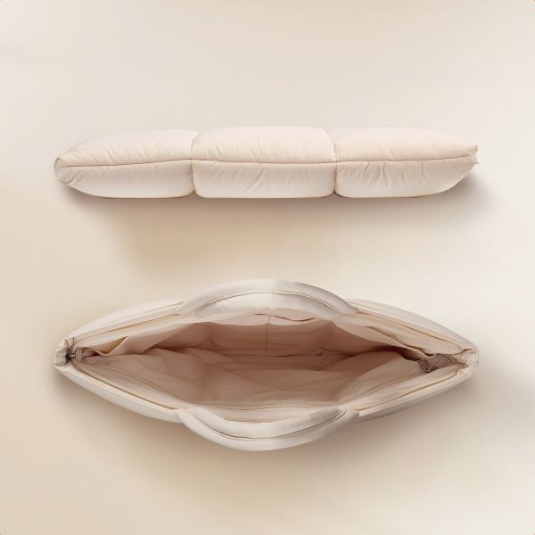 Selencia Vaya Puffy Laptoptasche 16 Zoll - Soft Ivory