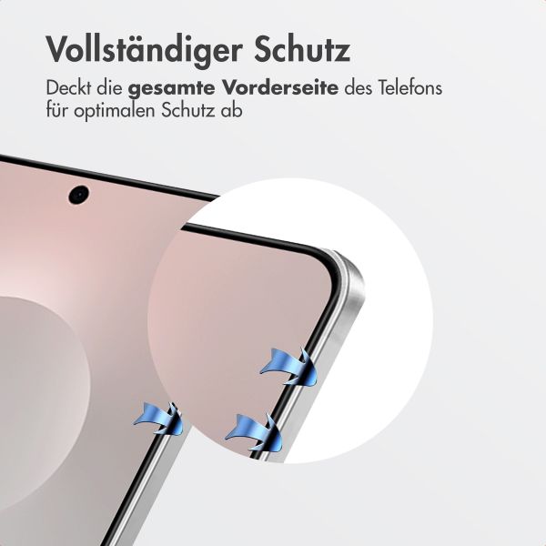 Accezz Gehärteter Glas-Schutz + Applikator Samsung Galaxy S25 Edge