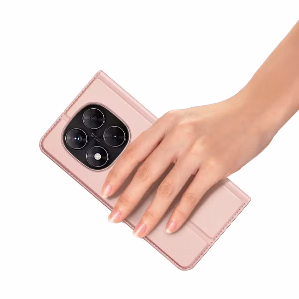 Dux Ducis Slim TPU Klapphülle Xiaomi Redmi Note 14 Pro (4G) - Rosé gold