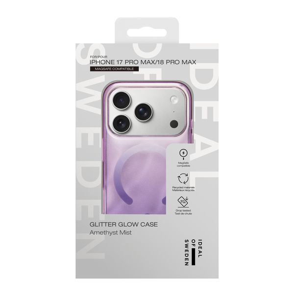iDeal of Sweden Clear Case MagSafe Apple iPhone 18 Pro Max / 17 Pro Max - Amethyst