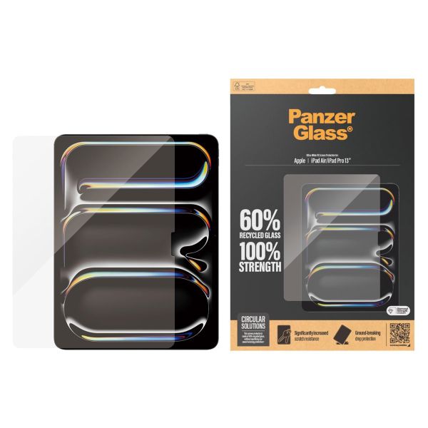 PanzerGlass Ultra Wide Fit Screen Protector Apple iPad Pro 13 (2025) M5 / (2024) M4 / Air 13 Zoll (2025) M3 / (2024) M2