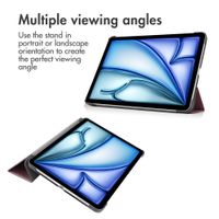 imoshion Trifold Klapphülle Apple iPad Air 11 Zoll (2026) M4 / (2025) M3 / (2024) M2 / Air 5 (2022) / Air 4 (2020) - Bordeaux