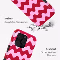 Selencia Vivid Back Cover Apple iPhone 16 Pro - Wave Vibes Lipstick