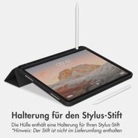 Accezz Smarte Klapphülle aus Silikon iPad Air 13 Zoll (2024) M2 - Schwarz