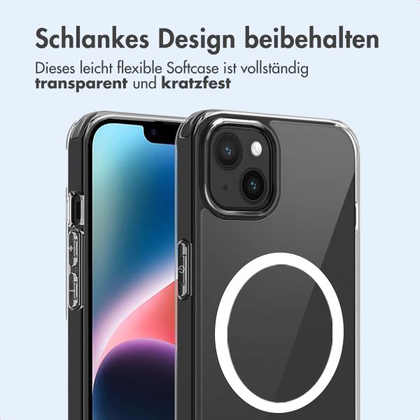 imoshion Protective Back Cover mit MagSafe Apple iPhone 14 Plus - Transparent
