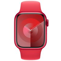 Apple Sport Band für Apple Watch Series 1 bis 9 / SE (38/40/41 mm) | Series 10 (42 mm) - Größe S/M - Red