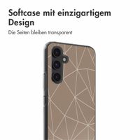 imoshion Design Hülle Samsung Galaxy A54 (5G) - Graphic Lines Beige