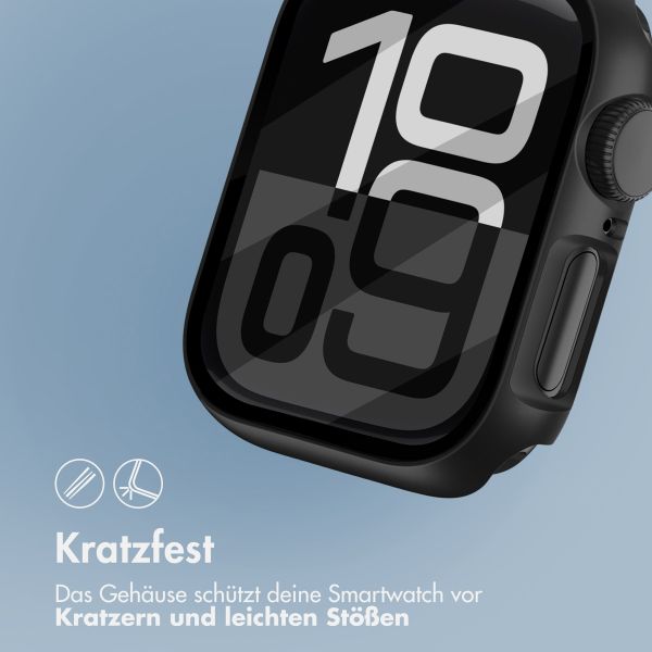 imoshion Full Cover Hardcase für Apple Watch Series 10 - 46 mm - Schwarz