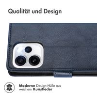 imoshion Luxuriöse Klapphülle Oppo Reno15 Pro (5G) - Dunkelblau