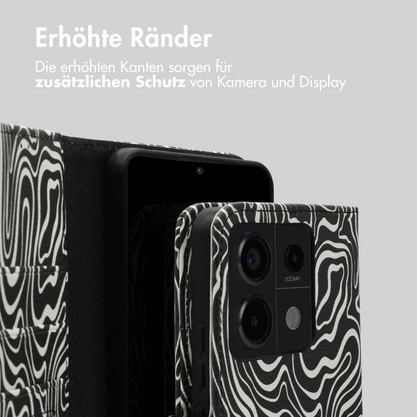 imoshion Design Klapphülle Xiaomi Redmi Note 13 Pro (5G) / Poco X6 - Black And White