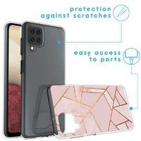 imoshion Design Hülle für das Samsung Galaxy A12 - Pink Graphic