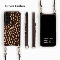 Selencia Nova Echtleder Backcover mit Kartenhalter Samsung Galaxy S26 - Fawn Chic