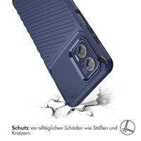 imoshion Thunder Backcover für das Motorola Moto G73 - Dunkelblau