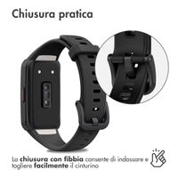 imoshion Silikonband für das  Huawei Band 6 / Honor Band 6 - Schwarz