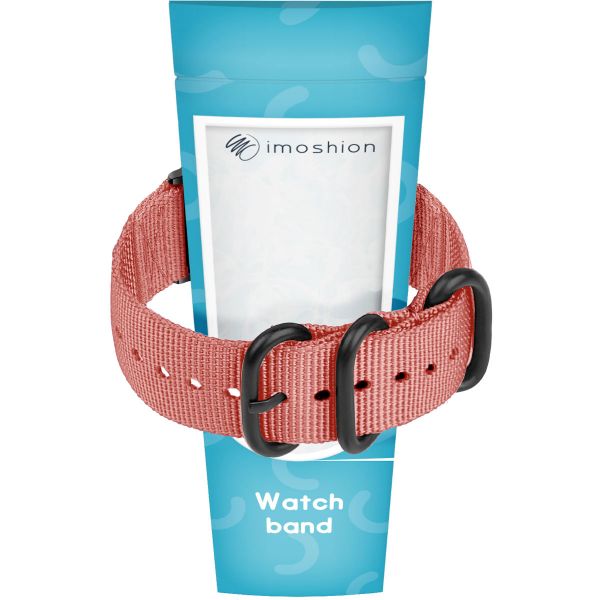 imoshion Nylonarmband für das Apple Watch Series 1-10 / SE / Ultra (2) - 42/44/45/46/49 mm - Rosa