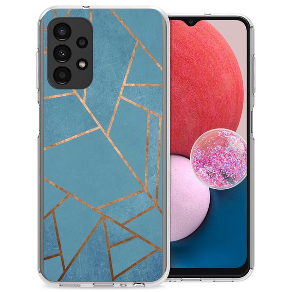 imoshion Design Hülle für das Samsung Galaxy A13 (4G) - Blue Graphic