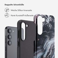 Selencia Vivid Back Cover Samsung Galaxy S23 - Chic Marble Black