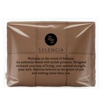 Selencia Vaya Puffy Laptoptasche 16 Zoll - Mocha Brown