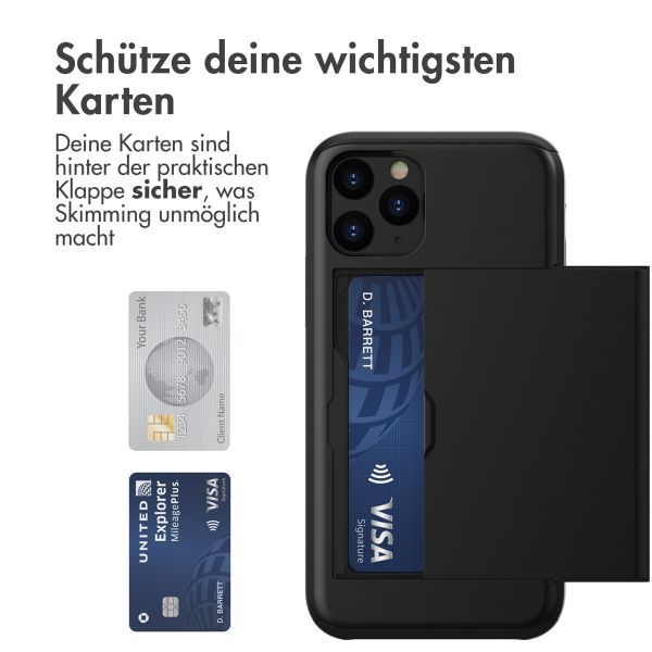 imoshion Backcover mit Kartenfach Apple iPhone 11 Pro - Schwarz