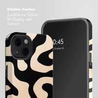Selencia Vivid Rückabdeckung mit MagSafe Apple iPhone 13 - Art Wave Black