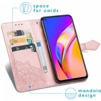imoshion Mandala Klapphülle Oppo A94 (5G) - Rosé gold