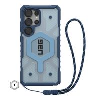 UAG Pathfinder Backcover MagSafe mit Kordel für das Samsung Galaxy S25 Ultra - Klar / Blau