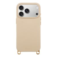 Selencia Rivièra Backcover mit MagSafe mit abnehmbaren Haken Apple iPhone 17 Pro Max - Milky Latte
