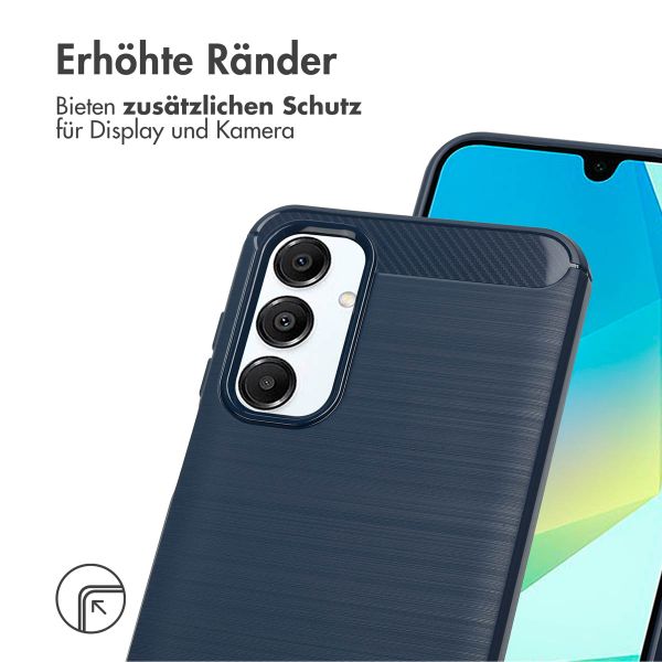 imoshion Brushed Back Cover für das Samsung Galaxy A16 5G - Dunkelblau