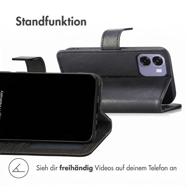 imoshion Luxuriöse Klapphülle Oppo A6x (4G/5G) - Schwarz